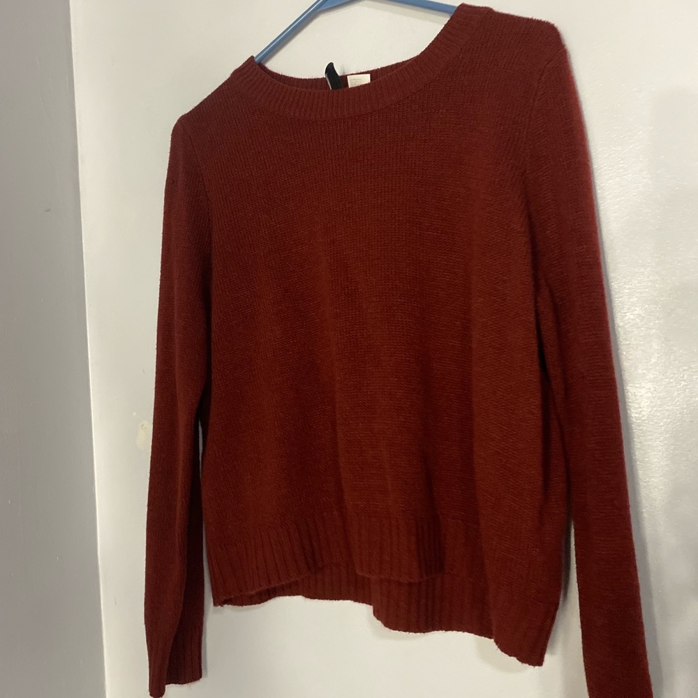 Burgundy sweater